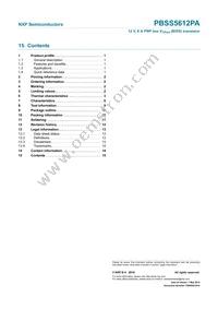 PBSS5612PA Datasheet Page 16