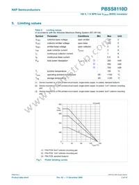 PBSS8110D Datasheet Page 4