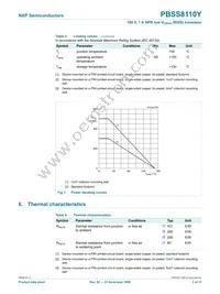 PBSS8110Y Datasheet Page 4