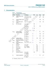 PBSS8110Z Datasheet Page 7