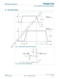 PBSS9110D Datasheet Page 9