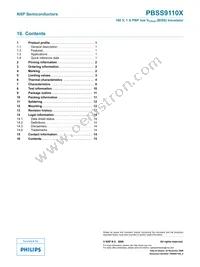 PBSS9110X Datasheet Page 16