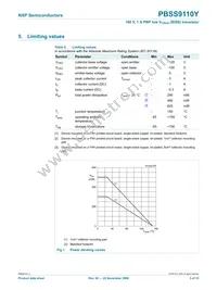 PBSS9110Y Datasheet Page 4