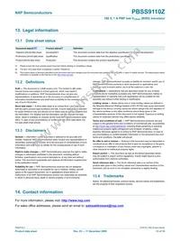 PBSS9110Z Datasheet Page 14