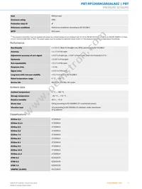 PBT-RP100SN1SS0ALA0Z Datasheet Page 3