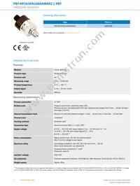 PBT-RP1K5SN1SS0AMA0Z Datasheet Page 2