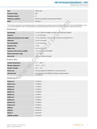 PBT-RP3K0SN1SS0AMA0Z Datasheet Page 3