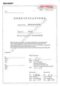 PC123X2YSZ1B Datasheet Cover