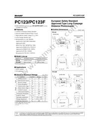 PC123Y22FZ0F Datasheet Cover