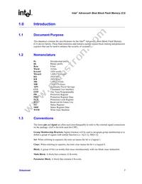 PC28F320C3BD70A Datasheet Page 7