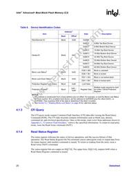 PC28F320C3BD70A Datasheet Page 20