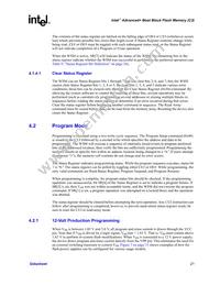 PC28F320C3BD70A Datasheet Page 21
