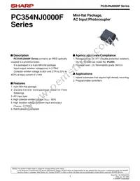 PC354NJ0000F Datasheet Cover