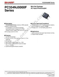 PC354NTJ000F Datasheet Cover