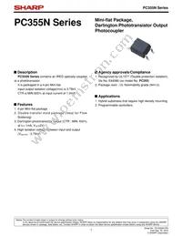 PC355N Datasheet Cover