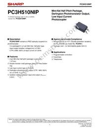 PC3H510NIP Datasheet Cover