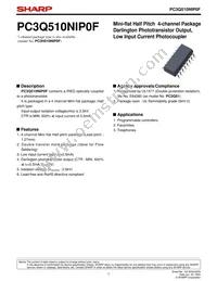 PC3Q510NIP0F Datasheet Cover