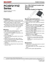 PC3SF21YTZAF Datasheet Cover