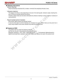 PC3SG11YIZ0F Datasheet Page 11