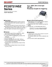 PC3ST21NSZCF Datasheet Cover