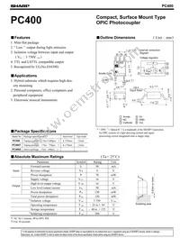 PC400TJ0000F Datasheet Cover