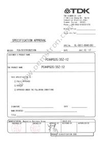 PC44PQ35/35Z-12 Datasheet Cover