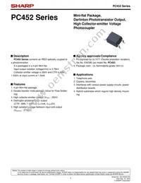 PC452 Datasheet Cover