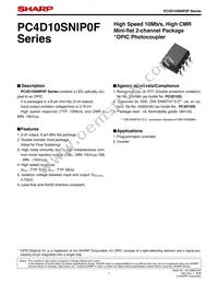 PC4D10SNIP0F Datasheet Cover