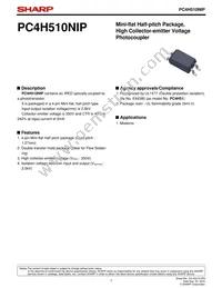 PC4H510NIP Datasheet Cover