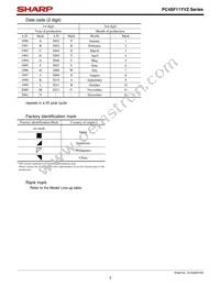 PC4SF11YTZBF Datasheet Page 3