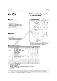PC6N139X Datasheet Cover