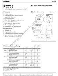 PC733 Datasheet Cover