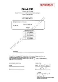 PC817X3CSZ9F Datasheet Cover