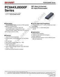 PC844XJ0000F Datasheet Cover