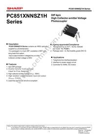 PC851XNNSZ1H Datasheet Cover