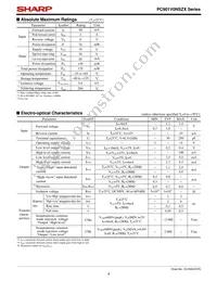 PC901V0NSZX Datasheet Page 4