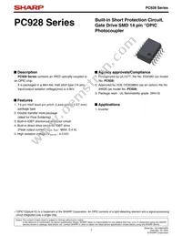 PC928 Datasheet Cover