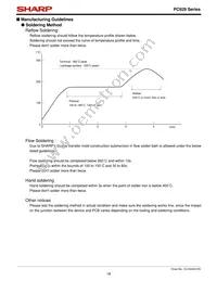 PC929 Datasheet Page 18