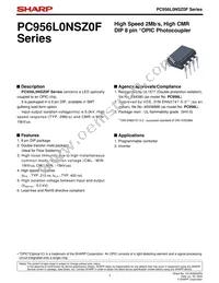 PC956L0NSZ0F Datasheet Cover