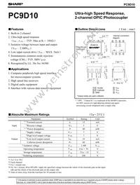 PC9D10 Datasheet Cover