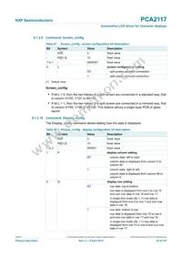 PCA2117DUGS/DAZ Datasheet Page 22