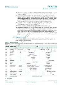 PCA2125TS/1 Datasheet Page 4