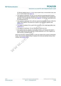 PCA2129T/Q900/2 Datasheet Page 7