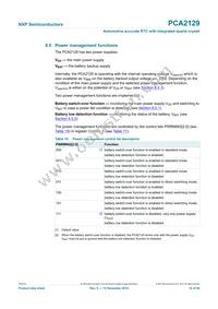 PCA2129T/Q900/2 Datasheet Page 16