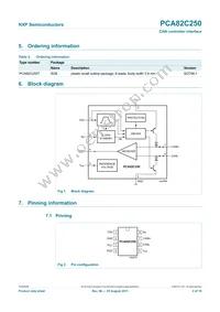 PCA82C250T/N4 Datasheet Page 2