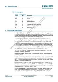 PCA82C250T/N4 Datasheet Page 3
