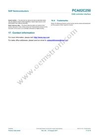 PCA82C250T/N4 Datasheet Page 17