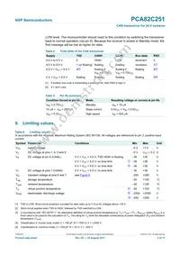 PCA82C251T/N Datasheet Page 4