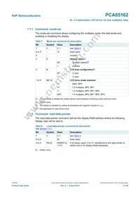 PCA85162T/Q900/1HL Datasheet Page 7