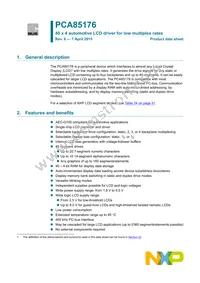 PCA85176T/Q900/1 Datasheet Cover